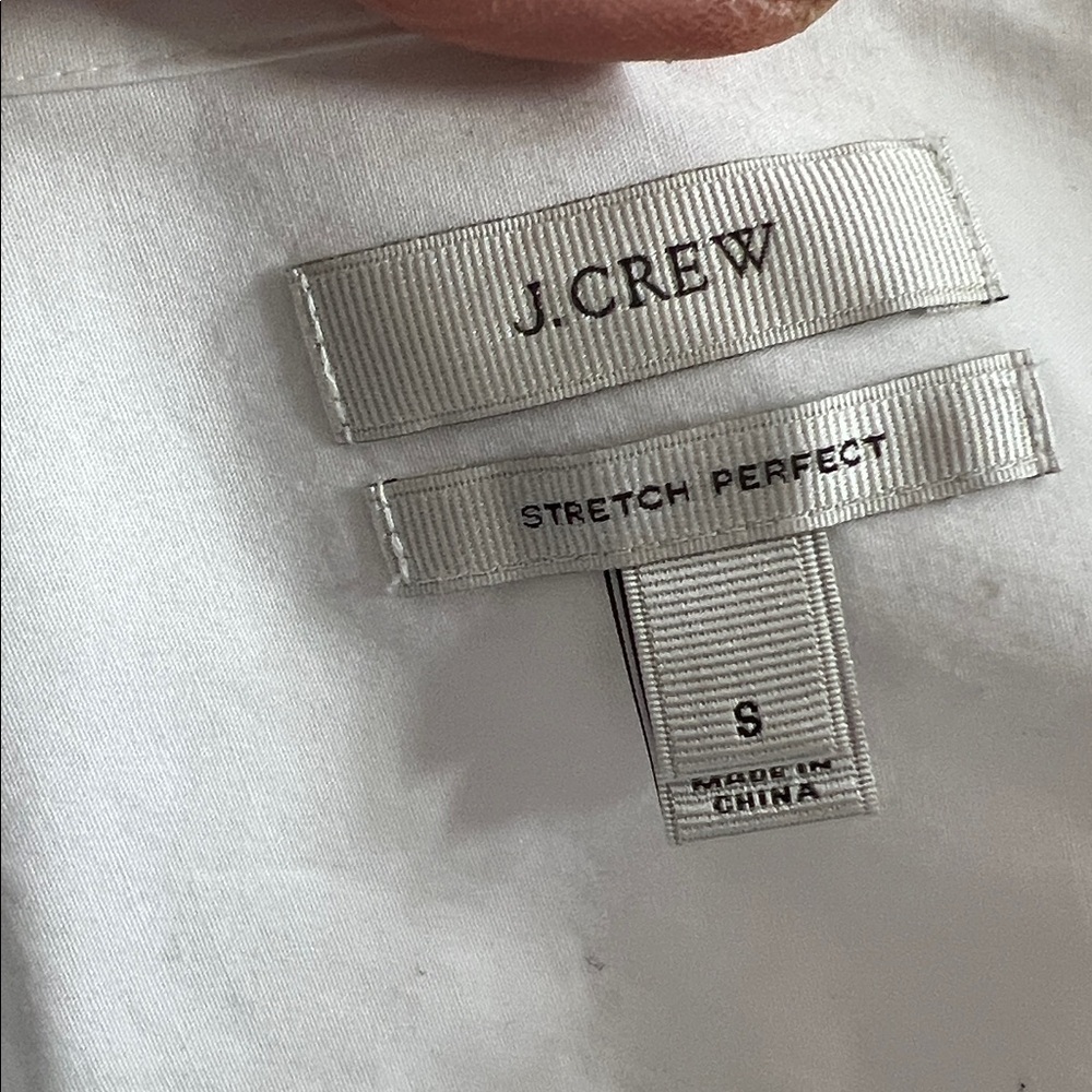 J. Crew Stretch Perfect Cotton Blend Shirt - Picture 5 of 6